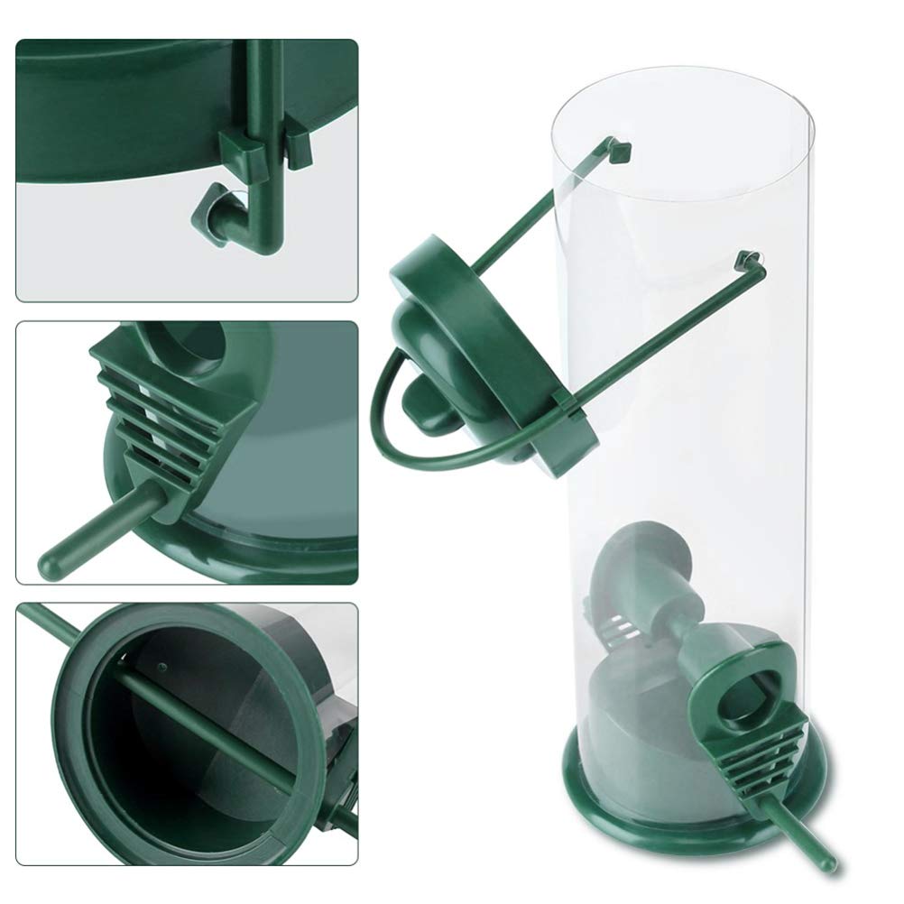 Hihey Vogelzufuhr Hängende Art Plastikhaustier Vogelzufuhr Eimer Baum