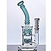 Glass-100 Newest 8 Inch Tall 14 mm Joint Glass Filter Cup Pipes (Green)