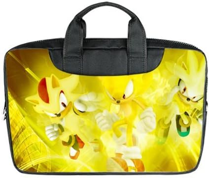 Portable Laptop handbag Custom Sonic the Hedgehog Durable High Quality Laptop Bag Sleeve for Macbook Air 15 Inch (Twin sides)
