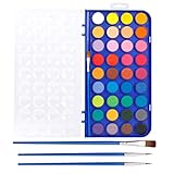 36 Pack Watercolor Pan Set, Smart Color Art