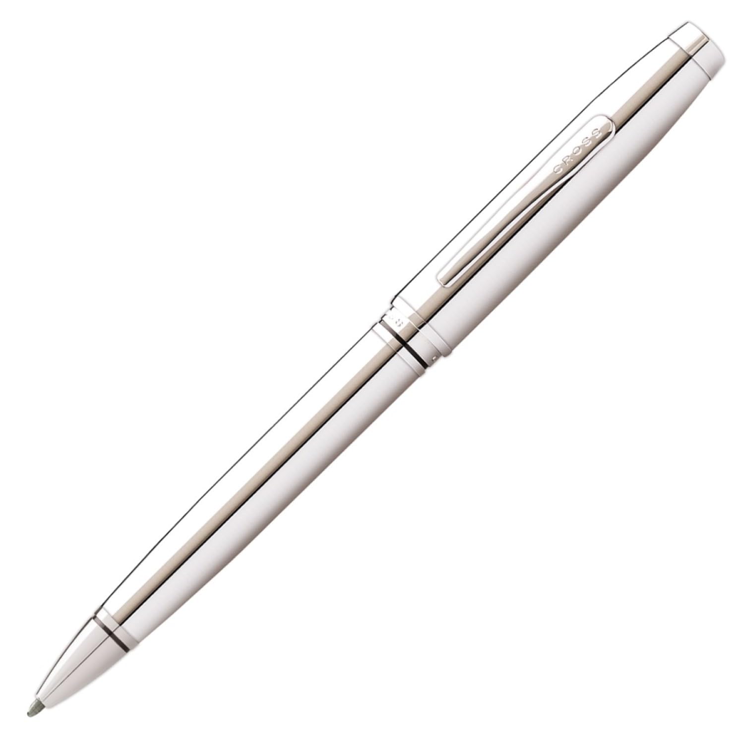 Cross Coventry Ballpoint Pen (Medium Stroke Thickness) Glossy Chrome with Gift Box