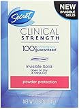 Secret Clinical Strength Invisible Solid Women's Antiperspirant & Deodorant Powder Protection Scent 0.5 Oz