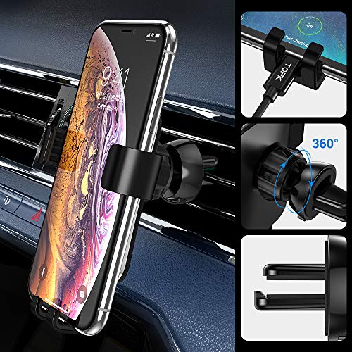Gravity Car Phone Mount,Sedioso Cell Phone Holder for Car,Hands Free Auto Clamping Air Vent Car Phone Holder Compatible with iPhone Xs MAX/X/XR/ 8/7/ 6 Plus,Samsung S10/ S10E/ S9/ S8,LG,Google
