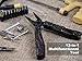 12-in-1 Multitool Pliers Survival Knife GOYIKI Multi-Purpose Pocket Tool Kit with Knife Fire Starter Screwdriver Bit Set Nylon Sheath Durable Black Stainless Steel for Camping, Fishing, Hunting