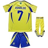 Sir Henry NASSR Riyadh Al Home #7 2024/2025 Kids Soccer Jersey/Shorts/Socks Gift Set for Fans Youth Sizes
