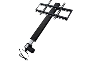 DYRABREST 26"-57" Auto TV Mount Lift,37.2”-64.76” Lifting Height,TV Lifter Stand Bracket Suit for 26"-57" Television Size,RF Remote Control Television Mount Bracket