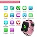 Kids Smart Watch Phone - Kids GPS Tracker Smartwatch for Girls Boys with Mobile Phone SOS Anti-lost Camera Game Touch Screen Children Outdoor Digital Wrist Watch Bracelet Holiday Birthday Gift