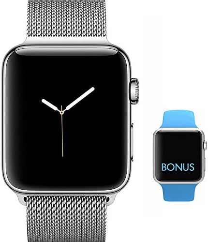 ELECAND Milanese Loop Band for Apple Watch 42mm,Stainless Steel Band for Iwatch Series 1, 2, 3 + Bonus Band (Pack of 10)