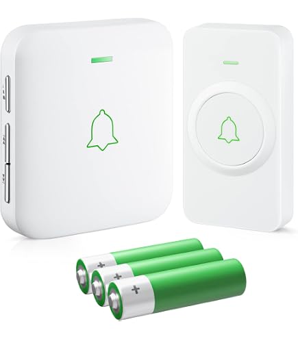 thumbnail image 2 of Wireless Doorbell Battery Operated, Aigostar Waterproof Door Bells 2 of 10