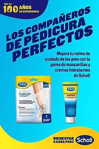 Máscara esfoliante para calcanhar scholl expert care - clinicamente comprovada para eliminar a pele seca e endurecida - 1 par