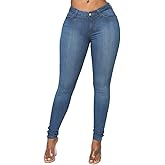 FISCLOSIN Women Colombian Design,Butt Lift,Sexy Skinny Jeans,Stretch Denim Pants
