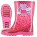 Peppa Pig Glitter Pink Make A Wish Wellington Boots UK Size 10