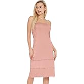 MANCYFIT Women's Tube Top Dress Slip Sleeveless Underdress Invisible Straps