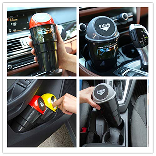 6 AISIBO+Automotive+Holder+Garbage+Black+2pcs