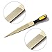 NKTM Wood File, Needle File Set Wood Files for Wood Working Wood Rasp Files Tools Golden Tapered Wood Rasp with Rubber Handle in Gift Bag for Carving 2 Pack (8,10 inch)