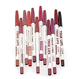 Lookatool 12pcs/Set Waterproof Lip Liner Pencil Long Lasting Lipliner Makeup Tools