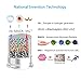 Hydrogen Alkaline Water Bottle with Tea Tumbler Infuser Double Wall Tea Bottle Glass Hydrogen Alkaline Water Maker Machine Make Hydrogen Content Up to 800-1200 PPB and PH of 7.5-9.0
