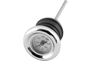 00-17 HARLEY FXST, FLST: Biker's Choice Oil Tank Dipstick With Temperature Gauge