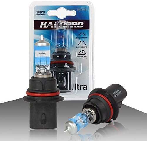 HALOPRO HB1 9004 12V 4300k Yellow Halogen Bulb Dual beam High low beam Light,Pack of 2pcs