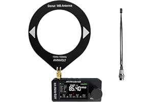 Portable AM FM Radio Receiver AMNVOLT V4 ATS MINI Radio IPS Screen Si4732 DSP Pocket Radios for Walking Hiking Camping (Metal