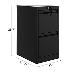 GarveeHome File Cabinet with 2-Drawer Lock