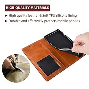 TANYO Cover Custodia Folio in Pelle per Oppo A53S / A53, Premium PU/TPU Portafoglio Case con Slot per Schede, Flip… - immagine 7