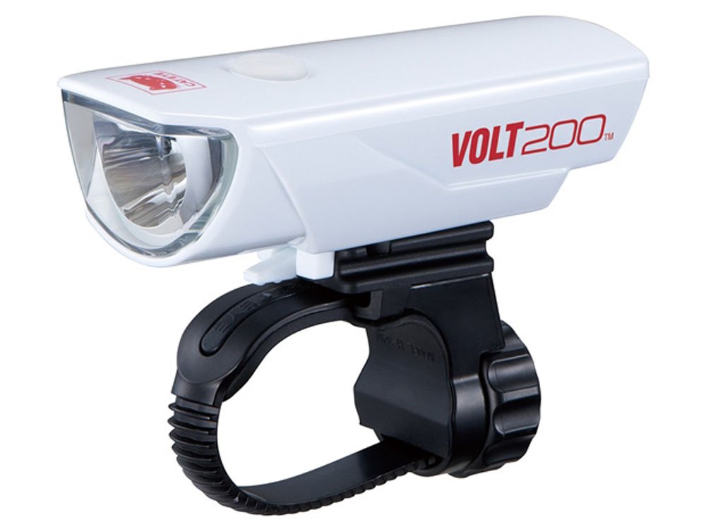 キャットアイ(CAT EYE) LEDヘッドライト [VOLT200] USB充電式 ホワイト HL-EL151RC 自転車商品画像