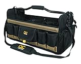 CLC Custom Leathercraft 1579 20 Inch, Open Top, Soft Sided Tool Box, 27 Pockets