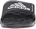 adidas Performance Men's Logo Sandals,Black/Metallic Silver/Black,13 M US