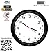 Hidden Camera Motion Activated WiFi Surveillance Wall Clock with One Year Battery Power Standby 720P Camera Lens Adjustable Live View Remote Internet Access Security WiFi Camera for Home(Video Only!)