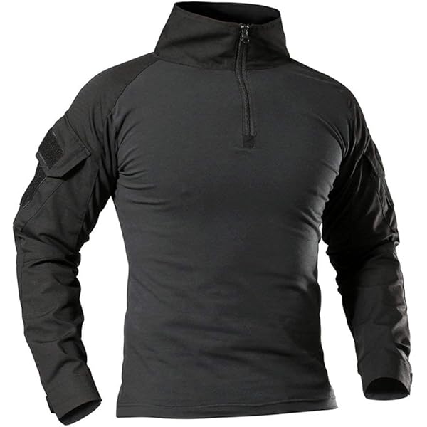 Amazon.com: CJQJPNZ Mens Military Combat Shirts 1/4 Zip Long