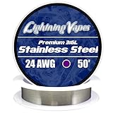 LV Stainless Steel 316L Wire 24 AWG - 50'