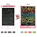 Dimi 10 inch LCD Writing Tablet,Colorful Screen Electronic Writing Board Doodle Pads Drawing Board Gifts for Kids + Erase Button Lock Included(Pink+Case+Stylus)