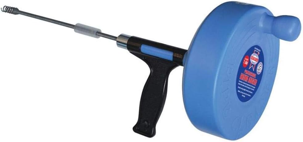 Faithfull FAIPDRAUG25 Drum Drain Auger 25ft, Clear - Image 3