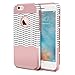 BENTOBEN iPhone 6 Plus Case,iPhone 6s Plus Case, Ultra Slim Dual Layer Hard Shell Soft TPU Dual Layer Shockproof Wave Pattern Hybrid Protective Phone Cases Cover for iPhone 6 Plus/ 6s Plus, Rose Gold