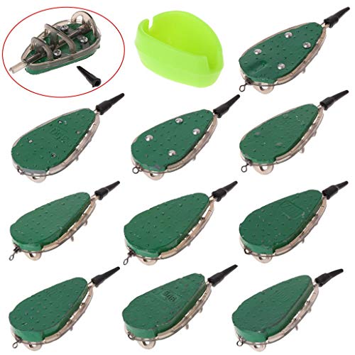 Lvyuanda Fishing Feeder with Mould Carp Lead Sinker Method Bait Lure 30g-100g Accessories - Thumbnail 3