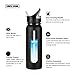 Simple Drink 25oz Stainless Steel Sports Water Bottle with Straw Lid and Portable Handle - Reusable Wide Mouth Hydro Metal Flask - BPA Free Travel Bottle for Hiking, Cycling, Running