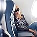 Luxury Contoured Travel Sleep Mask Goggles - Comfortable, Does Not Touch Eyes - Perfect Airplane Blackout Blindfold/Eye Cover/Eyeshades Block Light Relaxing Sleeping