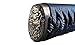 Handmade Sword - Battle Ready Samurai Katana Sword, Eagle Tsuba, Fully Hand Forged, 1045 Carbon Steel, Clay Tempered, Full Tang, Sharp, Red Scabbard, Blue Handle, Certificate