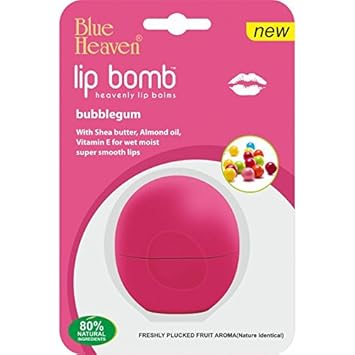 Blue Heaven Lip Bomb Heavenly Lip Balm, Bubble Gum, 8g