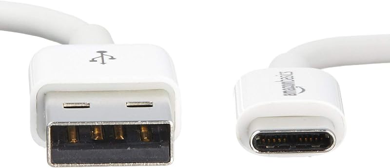 Câble USB-A->USB-C Câble Charge RapideUSB 2.0, Vitesse Transfert Données de 480Mbps, Certifié USB-IF, pour Apple iPhone 16/15, iPad, Samsung Galaxy, Tablettes, Voitures, 1,8m, Blanc