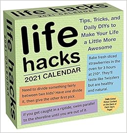 Best Life Hacks 2021 Life Hacks 2021 Day to Day Calendar: Bradford, Keith 
