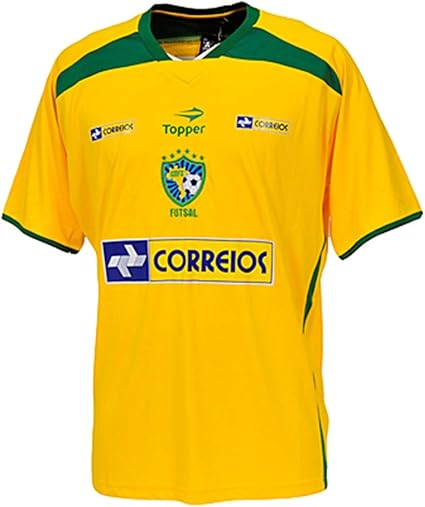 Amazon Co Jp Topper トッパー ブラジル代表 フットサル 半袖ユニフォーム Mサイズ イエロー スポーツ アウトドア Amazon Co Jp Topper トッパー ブラジル代表 フットサル 半袖ユニフォーム Mサイズ イエロー スポーツ アウトドア