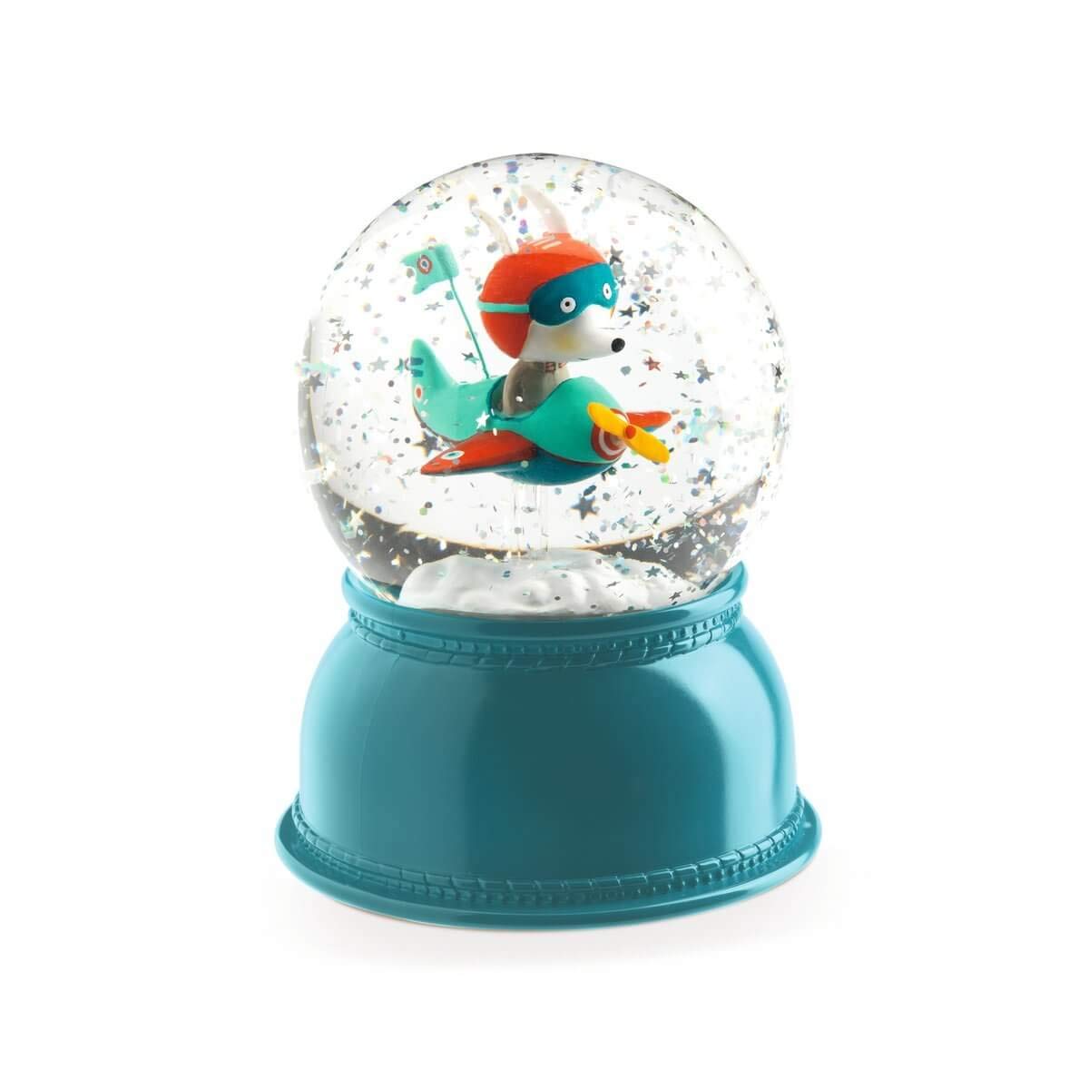 Djeco DD03407 Snow Ball Night Lights, Blue