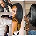 Brazilian Virgin Straight Human Hair Lace Closure 100% Virgin Human Hair Transparent Lace Closure 4x4 Free Part Natural Color (12 Inch)