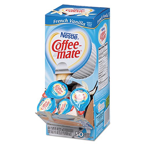image for NES35170BX Coffee-mate 35170BX French Vanilla Creamer, 0.375oz, 50/Box