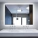 Alice Dimmable LED Backlit Mirror Illuminated Bathroom Mirror with Anti-fog Function and Touch Botton 36
