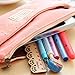FEITONG 1PC Random Color Lovely Cute Multi-Fuctional Pencil/Pen Case Bag Pounch Cosmetic Makeup Bag Case