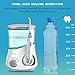Coredy Oral Irrigator Water Flosser 600ml Professional Counter Top Power Floss Dental Water Jet with 5 Flossing Tips for Teeth, Brace and Bridge, 10 Water Pressure Settings, IPX6 Splashproof