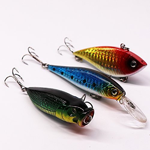 image for SUPERTHEO Fishing Lures, Fishing Spoons Frog Lures Soft Hard Metal Lur
